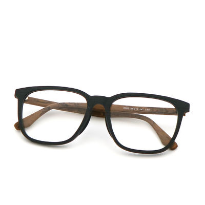 Goede prijs 2024 Unieke polygonen Houtgraan Acetaat glazen frame MR 8082 online