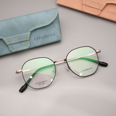 Bon prix Ultra-légère IP Plating Beta Titanium lunettes cadre pour tout le visage en ligne