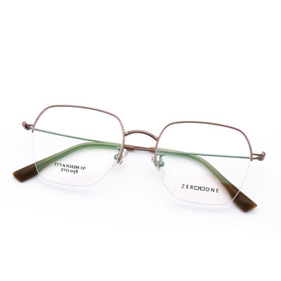 Goede prijs Titanium halfframe bril Polygonen Titanium bril Beta Titanium raam bril online