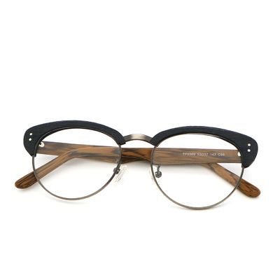 Buen precio Acetato hecho a mano Retro Copia de madera de gafas ópticas Marco MR 5309 en línea