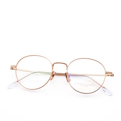 Harga yang bagus Bingkai optik bulat Bingkai titanium murni Kaca Elastisitas 88211 on line