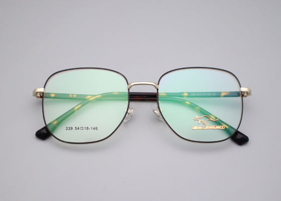 Guter Preis Rechteckige Metallrahmenbrille Moderner Stil Metallbrille Rahmen Online
