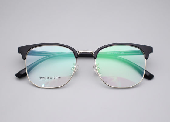 Giá tốt. Phong cách kinh doanh tinh vi Kính màu xanh lá cây Full-Rim Frame Metal Optical Chassis 3526 trực tuyến