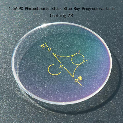 Good price 1.59 PC AR Coating Photochromic Block Blue Ray Progressive Lens online