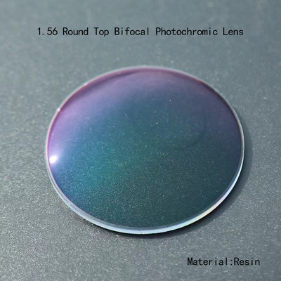 Good price Quality  Lenses 1.56 HMC Round Top Bifocal Lens Photochromic online