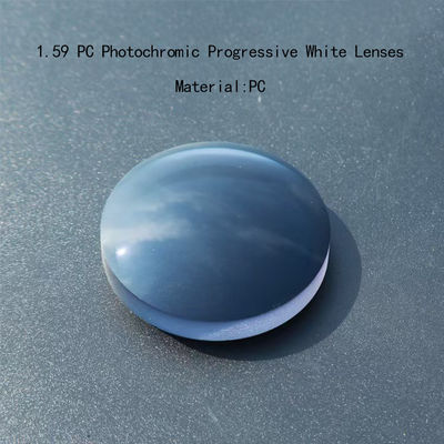 Harga yang bagus 1.59 PC HC/HMC Fotochromic Progressive Semi Finished Lensa Putih on line