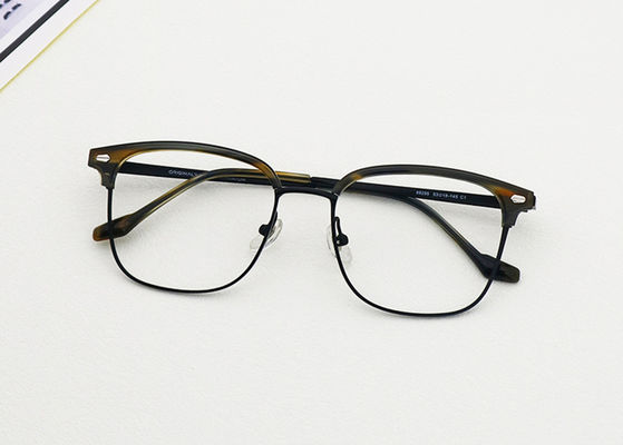 Harga yang bagus Kacamata Titanium Murni Bingkai Full Rim Kacamata Adjustable Temple on line