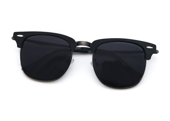 Bom preço 51-20-142 Óculos de quadro de acetato Óculos de quadro completo de grãos de madeira on-line