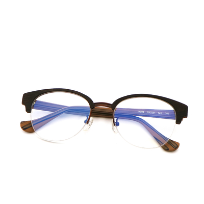 Goede prijs Handgemaakte Retro Houtgraan Acetaat Optische Bril Frame MR H002 online