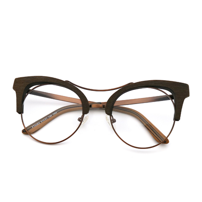 Goede prijs Handgemaakte imitatie houtacetaat optische bril frame MR 0363 online