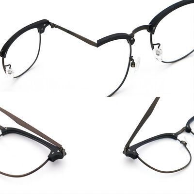 Imitation Wood Aetate Glasses Optical Eyewear For Men And Woman