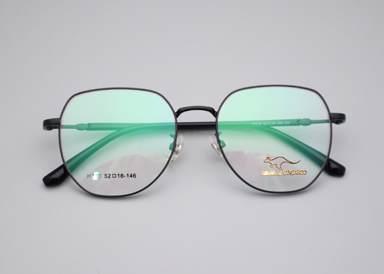 Harga yang bagus Klasik Retro Berwarna-warni Full Frame Metal Kacamata Asetat Optik on line