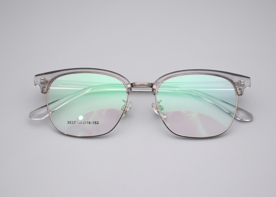 Good price Translucent TR And Metal Browline Glasses Frame Custom Logo 3537 online
