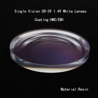 Good price 1.49 Single Vision UC/HC/HMC EMI Optical Lens White Optical Single Vision Lenses online